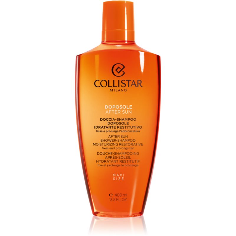 Collistar Special Perfect Tan After Shower-Shampoo Moisturizing Restorative tusoló gél napozás után testre és hajra 400 ml-Eredeti