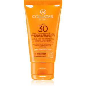 Collistar Special Perfect Tan Global Anti-Age Protection Tanning Face Cream napozó krém a bőr öregedése ellen SPF 30 50 ml-Eredeti