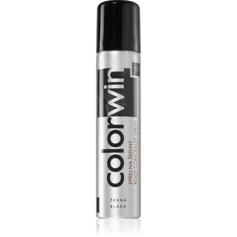 Colorwin Hair spray a lenövések azonnali elfedéséhez árnyalat Black 75 ml-Ár