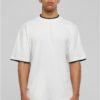 Contrasting high top wht/blk