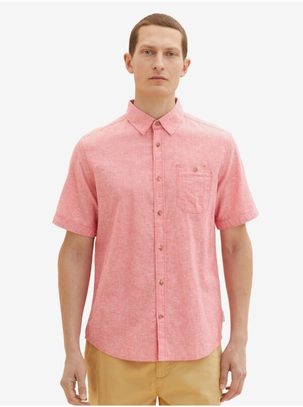Coral men's linen shirt Tom Tailor - Men's