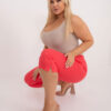 Coral plus size fishing pants with pockets