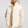 Corded vest whitesand