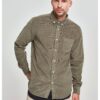 Corduroy shirt olive