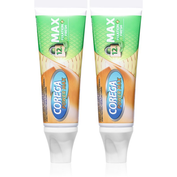 Corega Powermax Fixation Fresh fixáló gél a fogakra 2x40 g-Ár