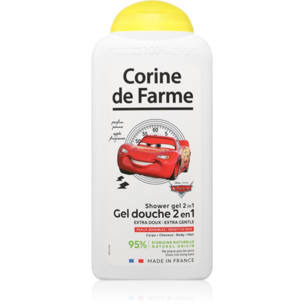 Corine de farme Shower Gel 2 in 1 Cars tusfürdő gél 2 az 1-ben 300 ml-Ár