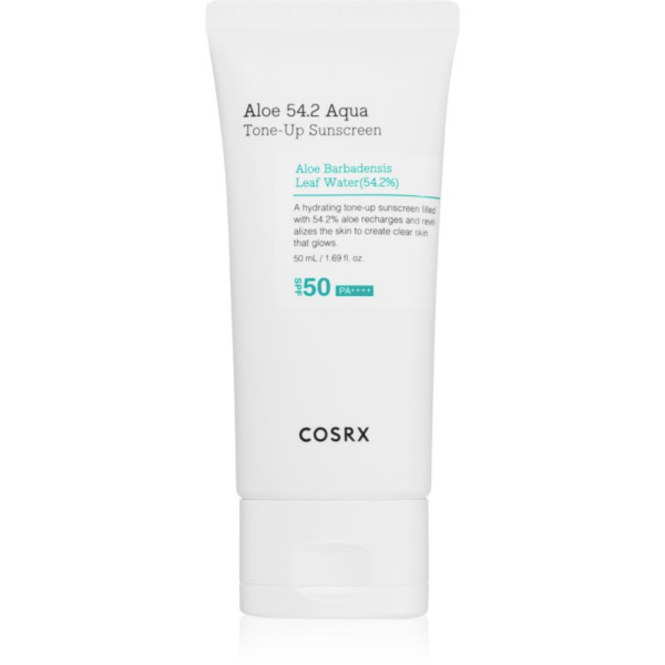 Cosrx Aloe 54.2 Aqua Tone-Up Sunscreen védő és tonizáló folyadék arcra SPF 50+ 50 ml