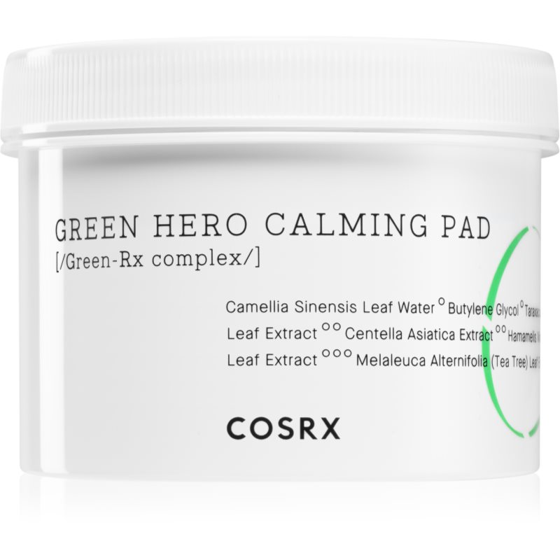 Cosrx One Step Green Hero Calming Intenzív revitalizáló párnák nyugtató hatással 70 db-Ár