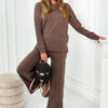 Cotton Set Sweatshirt + Trousers with wide legs