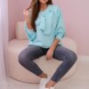 Cotton blouse with bow