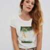 Cotton blouse with print