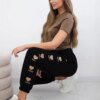 Cotton pants Amour black