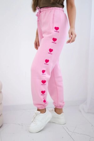 Cotton pants Amour pink