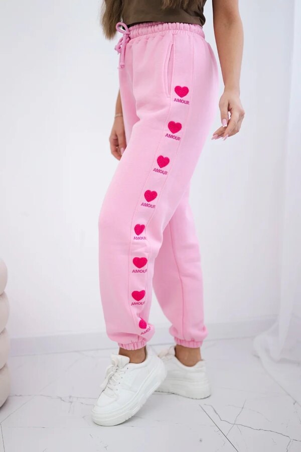 Cotton pants Amour pink