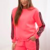 Cotton set with Pink Neon stripes