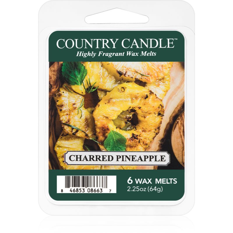 Country Candle Charred Pineapple illatos viasz aromalámpába 64 g