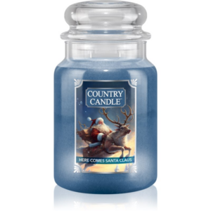 Country Candle Here Comes Santa Claus illatgyertya 680 g