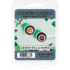 Country Candle Lemon Tea & Roses illatos viasz aromalámpába 64 g