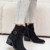 Cowgirl ankle boots with pointed noses