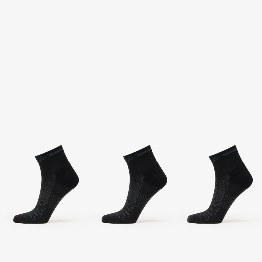 Craft Core Dry Mid Sock 3-Pack Black 46-48-alacsony-ár