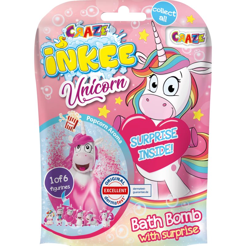 Craze INKEE Unicorn fürdőgolyó gyermekeknek 1 db-Ár