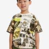 Cream Desigual Negro Printed Boys T-Shirt - Boys
