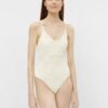 Cream Lace One-Piece Swimsuit Pieces Greta - Women