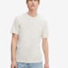 Cream Men's Basic T-Shirt with Tom Tailor Pocket - Men