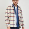 Cream Men's Plaid Shirt Blend - Men