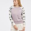 Cream-Purple Women Patterned Sweatshirt Picture Blayr - Women