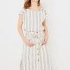 Cream Striped Blouse CAMAIEU - Women
