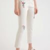 Cream Women's Floral Trousers Desigual Lita - Women