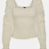 Cream blouse VERO MODA Doro - Women