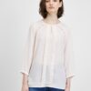 Cream blouse with three-quarter sleeves CAMAIEU - Ladies