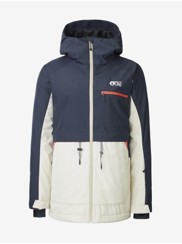 Cream-blue women's jacket Picture Lymo - Women