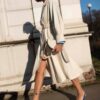 Cream coat LeMonada cxp1099.ecru