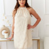 Cream dress By o la la sxp1033. R65