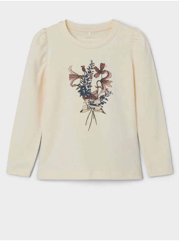 Cream girl's t-shirt name it Teresa - Girls