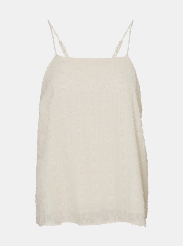 Cream lace top VERO MODA Lykke