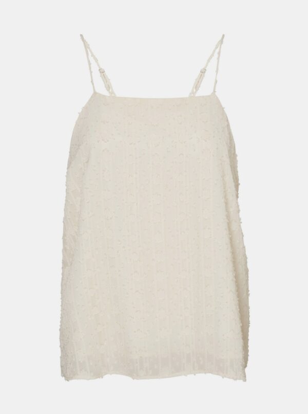Cream lace top VERO MODA Lykke