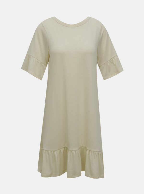 Cream loose dress VERO MODA Violetta - Women's