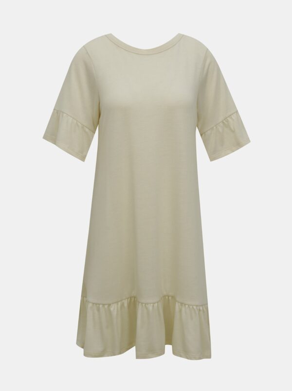 Cream loose dress VERO MODA Violetta - Women's