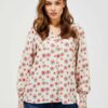 Cream shirt with Moodo pattern - Women's