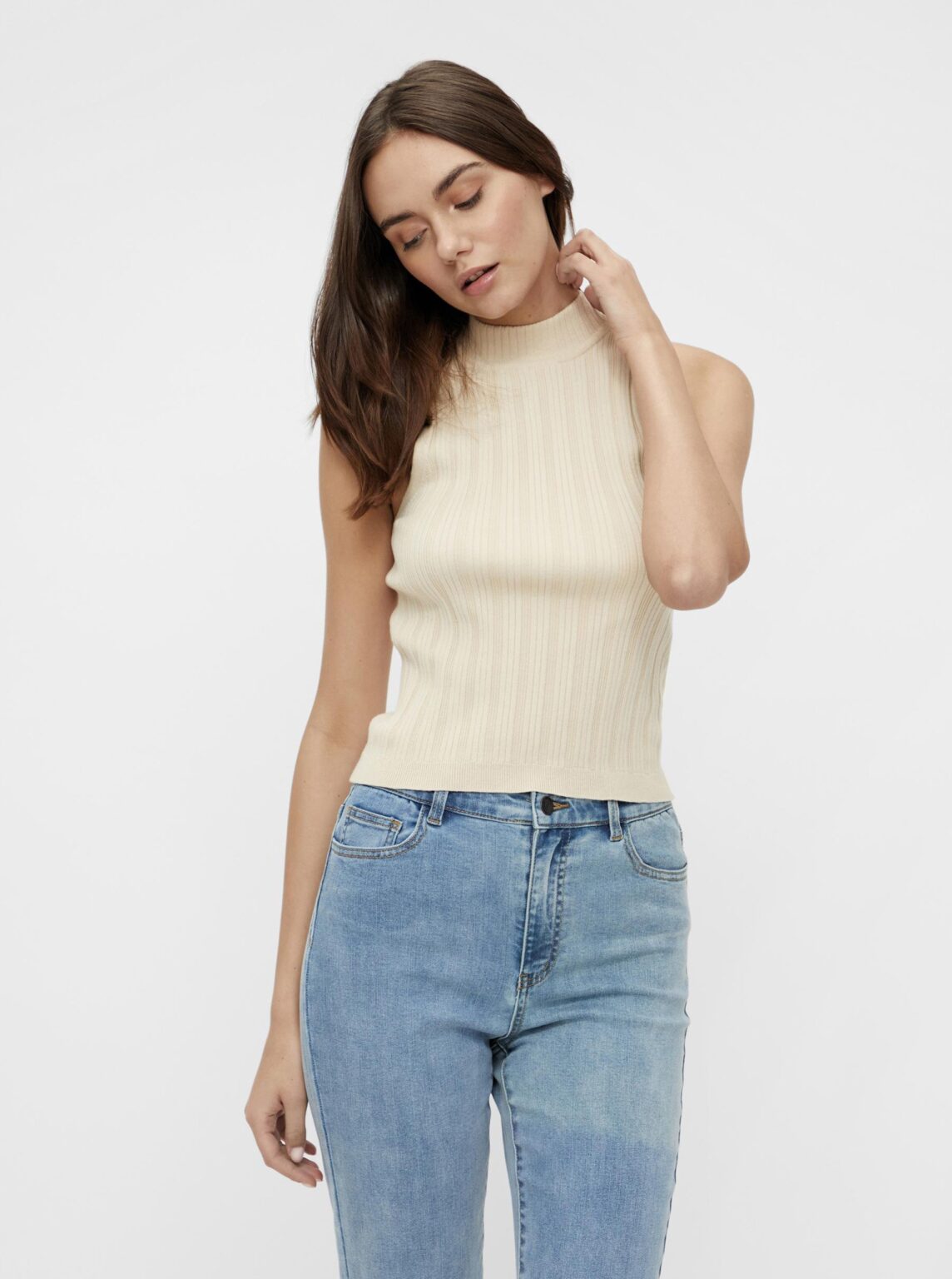 Cream top . OBJECT Amira - Ladies