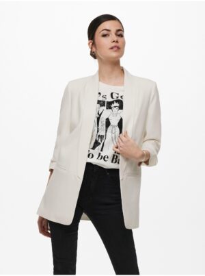 Cream women's blazer ONLY Elly - Women's