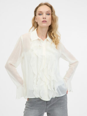 Cream women's blouse ORSAY - Women's
