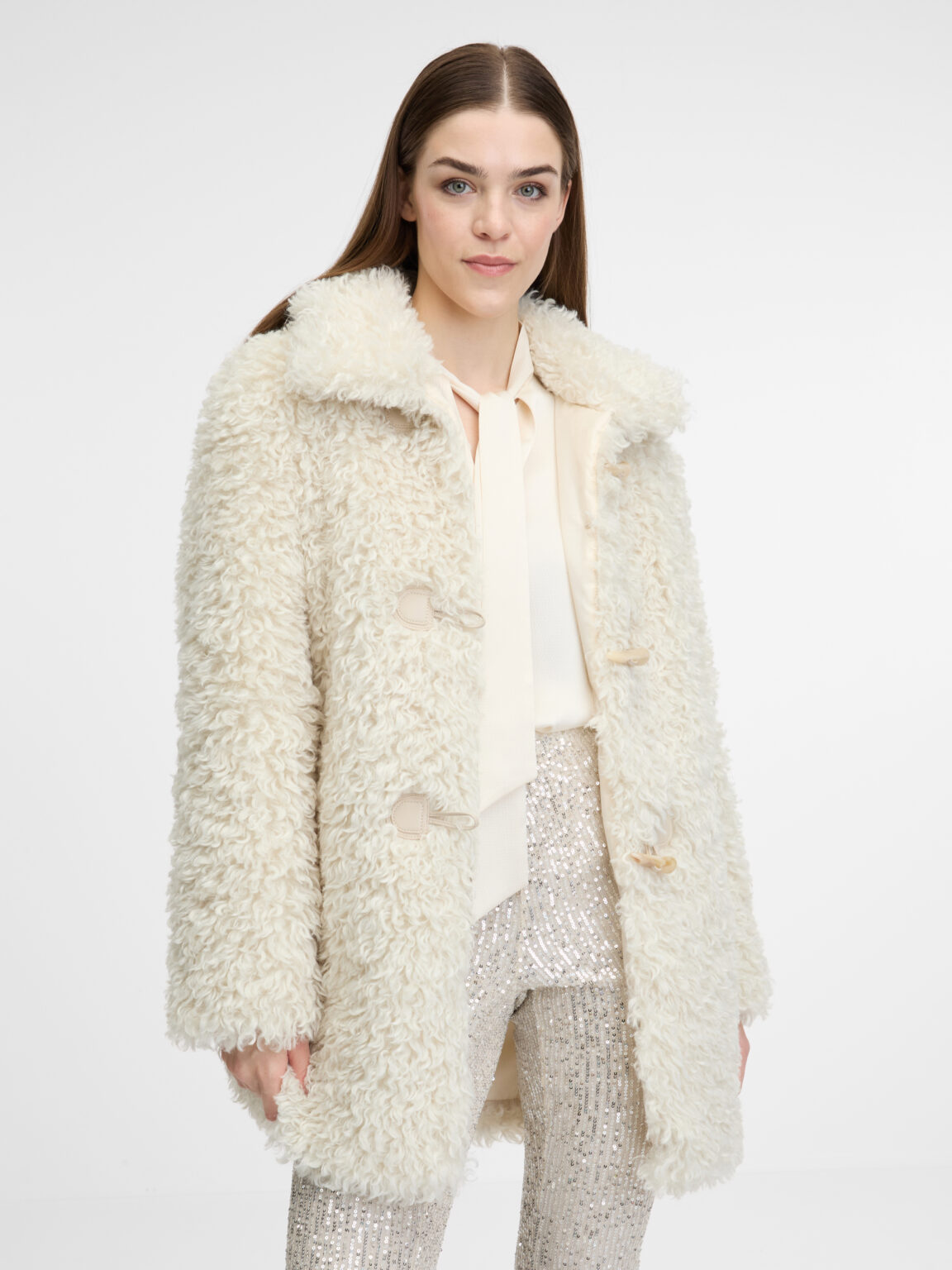 Cream women's coat ORSAY - Women's