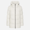 Cream women's down jacket Geox Camei - Women's