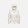 Cream women's down jacket Geox Jaysen - Women's