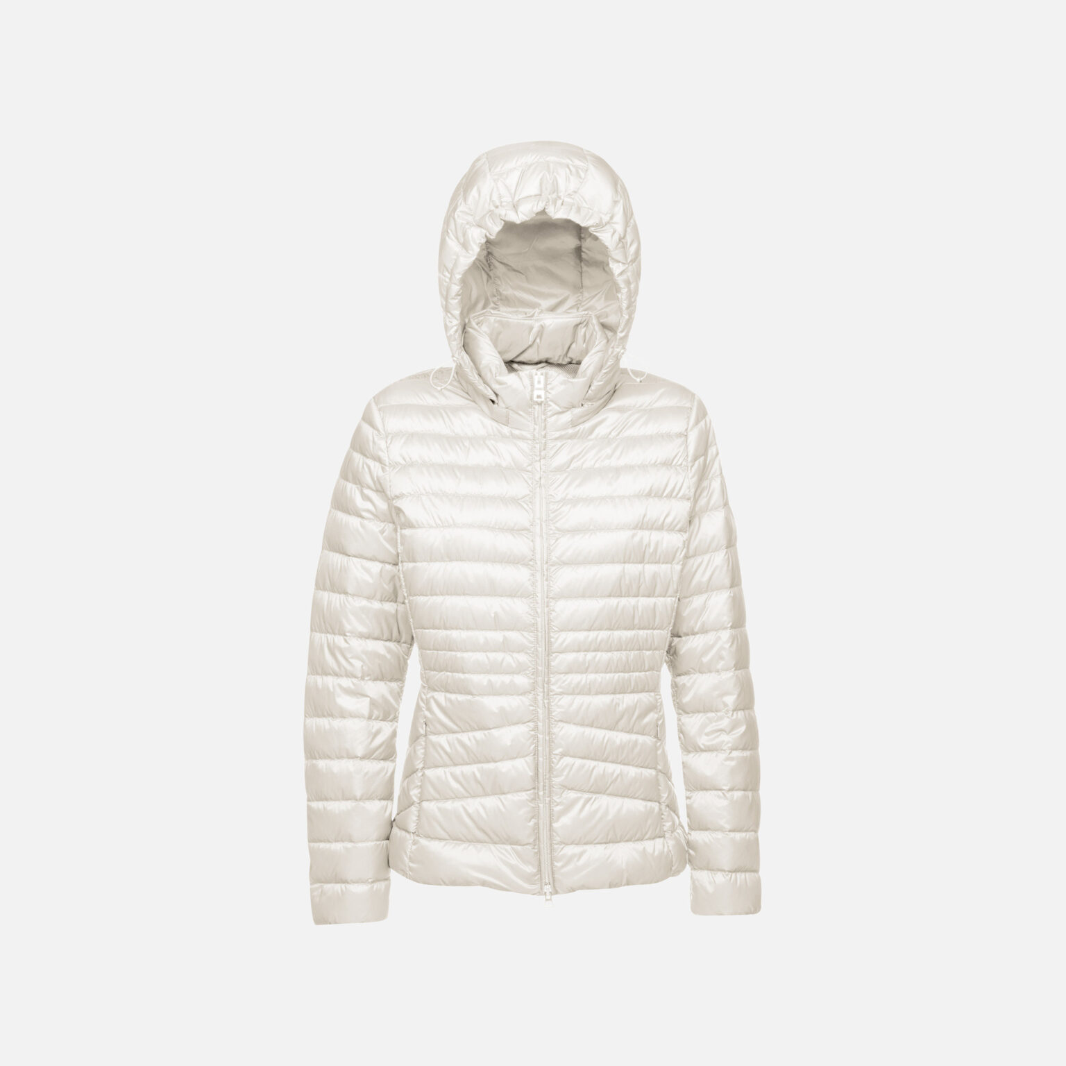 Cream women's down jacket Geox Jaysen - Women's